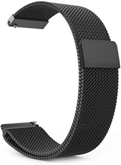 Generic zy Black Stainless steel metal watchband Milanese watch Replacement wristband 22mm, 2724738150421 