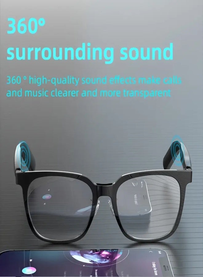 GS18 Pro Outdoor Smart Sports Audio Glasses with Touch Control, Bluetooth 5.4, Air Conduction Stereo Sound, HD Noise-Reduced Calls, Type-C Fast Charging, LED Power Display, Dual Device Connection, Long Battery Life – Ideal for Fitness  Daily Use - Image 5