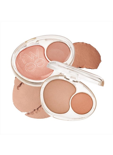 Mellow Dual Blush | ND01 Lazy Tempo | Dual Color, Jelly Texture, 12 Colors, Longwear, Long-lasting | 7.2g