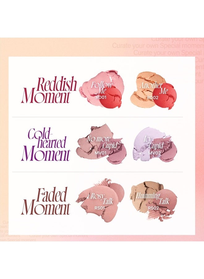 Mellow Dual Blush | ND01 Lazy Tempo | Dual Color, Jelly Texture, 12 Colors, Longwear, Long-lasting | 7.2g