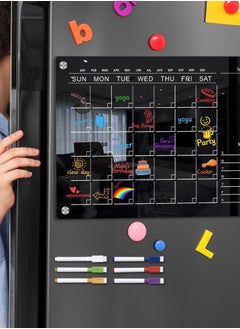 Muyixin Magnetic Dry Erase Board  Calendar  - 6 Whiteboard Markers with Magnets  - Image 4