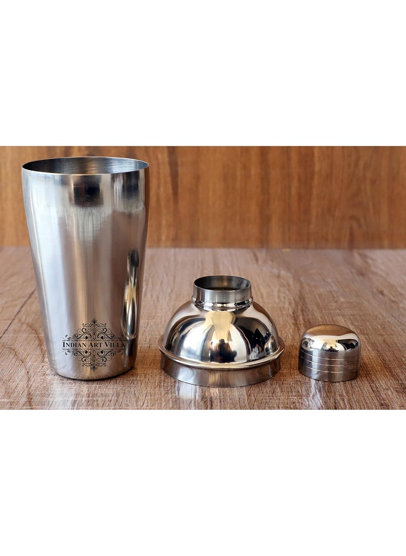 INDIAN ART VILLA Indian Art Villa Stainless Steel Shine Finish Wine Shaker Bottle Bareware Bar Accessories Tools for Bars Catering Venues Home Party Hotels Volume500 ML  - Image 2