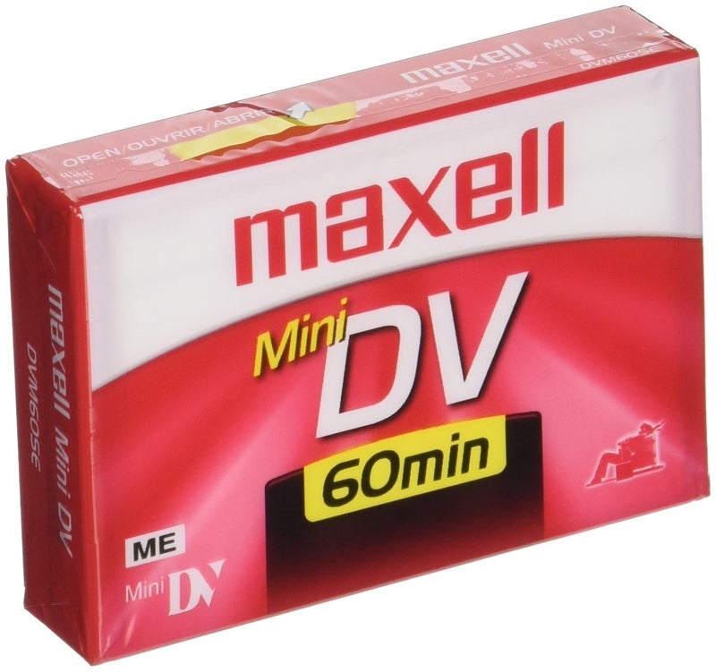 Maxell ماكسيل 298012 تكنولوجيا الصورة الرقمية المتقدمة تسجيل 60 دقيقة وضع SP كاسيت ميني DVD - Image 1