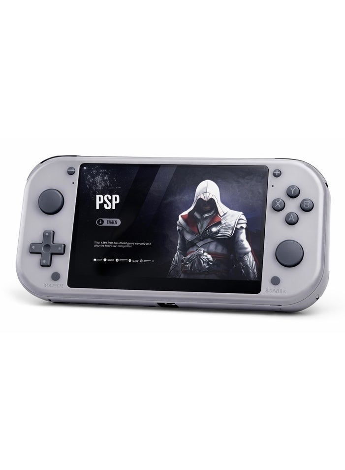 MI7 4.3” HD Portable Handheld Game Console – 2000mAh Battery – Retro Video Gaming Player – TF Card Support – Grey - Image 2