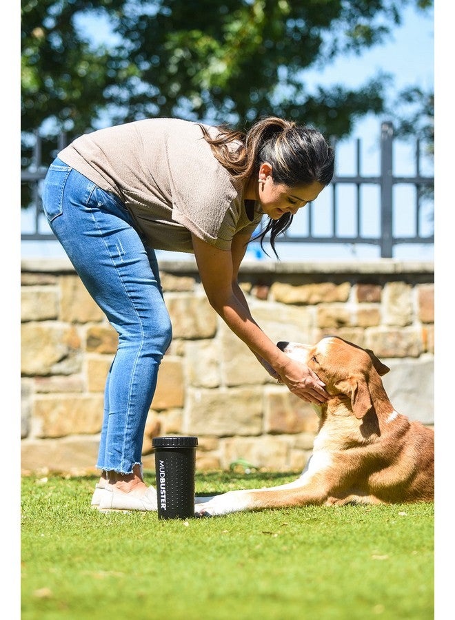 Dexas MudBuster Portable Dog Paw Washer/Paw Cleaner, Large, Matte Black- Special Edition (PW72025-22WP) - Image 2