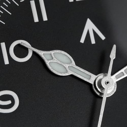 TACTICAL FROG Militado ML08 515 Movement Field Watch 38mm Men's Military Watch with Canlender Sapphire Crystal 10 ATM Waterproof Analog Watches for Men and Women, Green Dial - Image 3