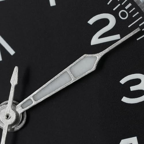 TACTICAL FROG Militado ML08 515 Movement Field Watch 38mm Men's Military Watch with Canlender Sapphire Crystal 10 ATM Waterproof Analog Watches for Men and Women, Green Dial - Image 4