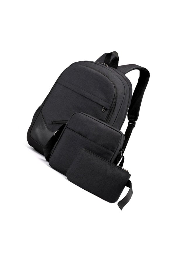 Cool Baby 3-Piece Nylon Backpack Black - Image 2