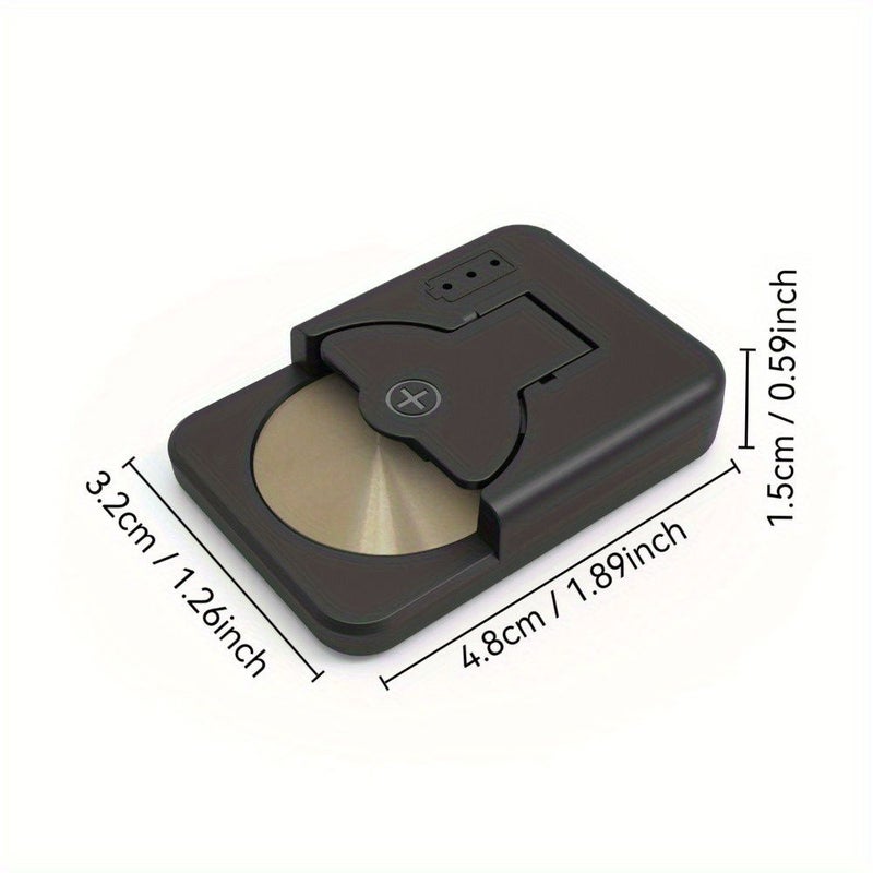 شاحن بطارية زرية قابلة لإعادة الشحن عبر USB، لون أسود، مع حماية ذكية، متوافق مع موديلات متعددة للأجهزة الإلكترونية، البطاريات غير متضمنة، بناء متين. - Image 5
