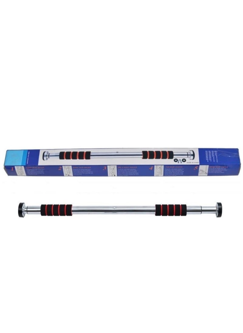 SportQ - Doorway Gym Bar, Adjustable Chin Up and Pull Up Bar With Foam Grips - 100 KG - Image 1
