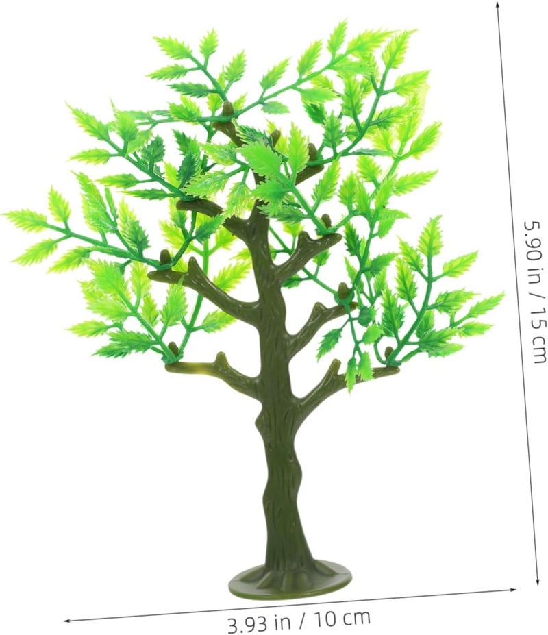ياردوي (Yardwe) – 12 شجرة نموذجية لمشاهد القطارات، بطول 5.89 بوصة، شجرات صناعية بمقياس مصغر، لاستخدامها في تصميمات البنية التحتية للسكك الحديدية وديورامات، مكونات لبناء نماذج المناظر الطبيعية بنفسك (DIY). - Image 2