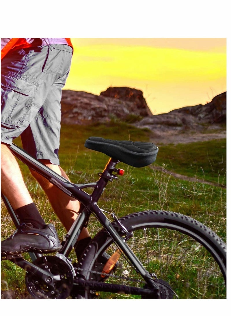 Y&D Bike Bicycle 3D Gel Silicone Saddle Cover Seat Pad Padded Soft Cushion Comfort Sport Storage Bag Triangle Frame Pouch for Cycling  - Image 4