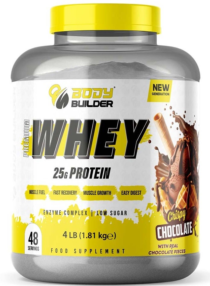 Body Builder Premium Whey Protein Powder Chocolate 4 lb