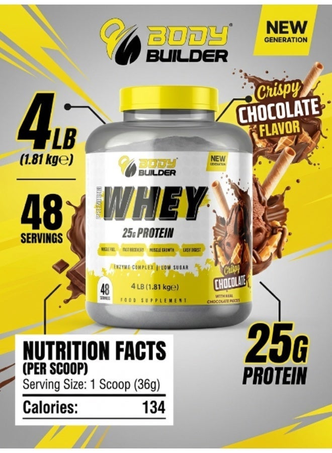 Body Builder Premium Whey Protein Chocolate 4lbs