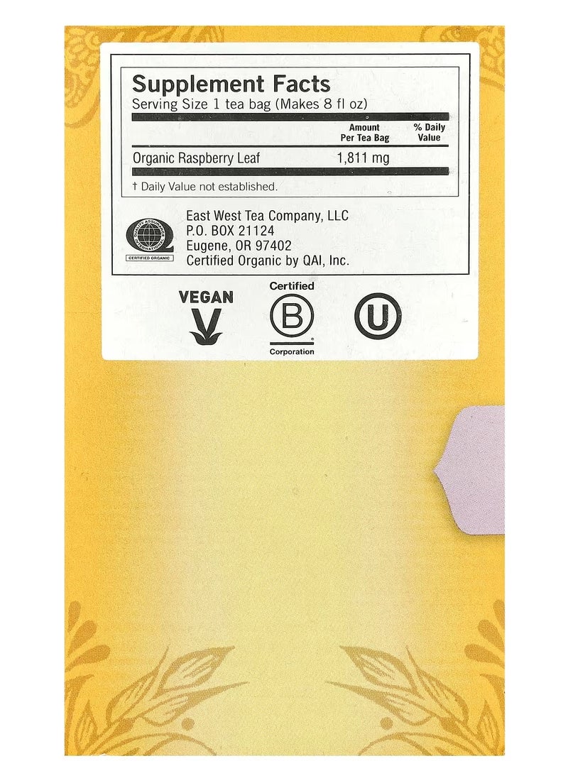 Yogi Tea Raspberry Leaf Caffeine Free 16 Tea Bag-29 g  - Image 2