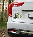 MAKTEM Peeking Baby Sea Turtle for Car Sticker Decals Cute 3D Cartoon Beach Ocean Animal Funny Unique 3D Peeking Car Decals for Auto Bumper Window Auto Panel 5x3in 1PCTurtle - Image 3