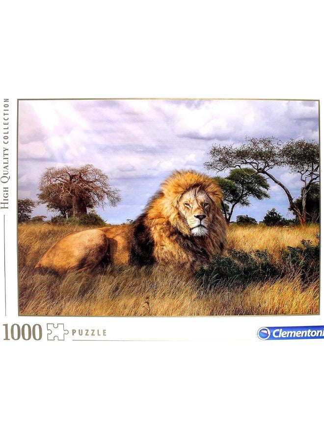 Clementoni 1000-Piece Premium Jigsaw Puzzle – The Majestic King Artwork - Image 3