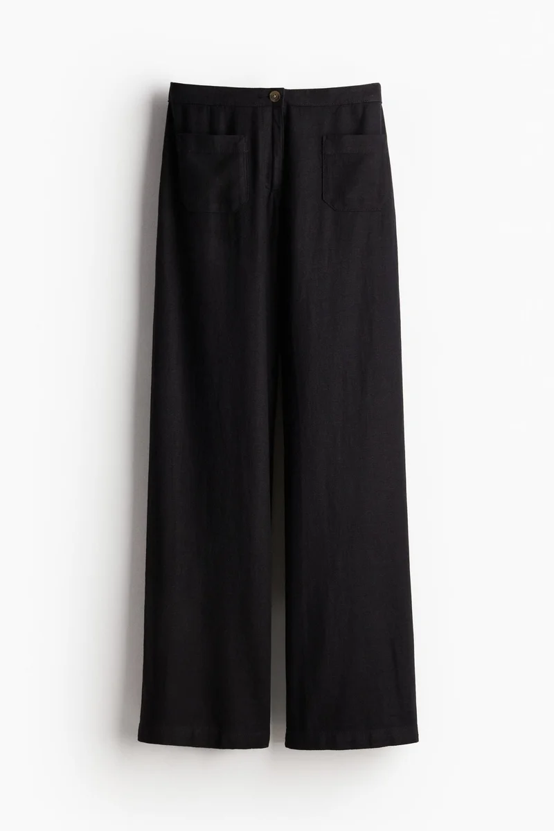 اتش اند ام Linen-Blend Trousers