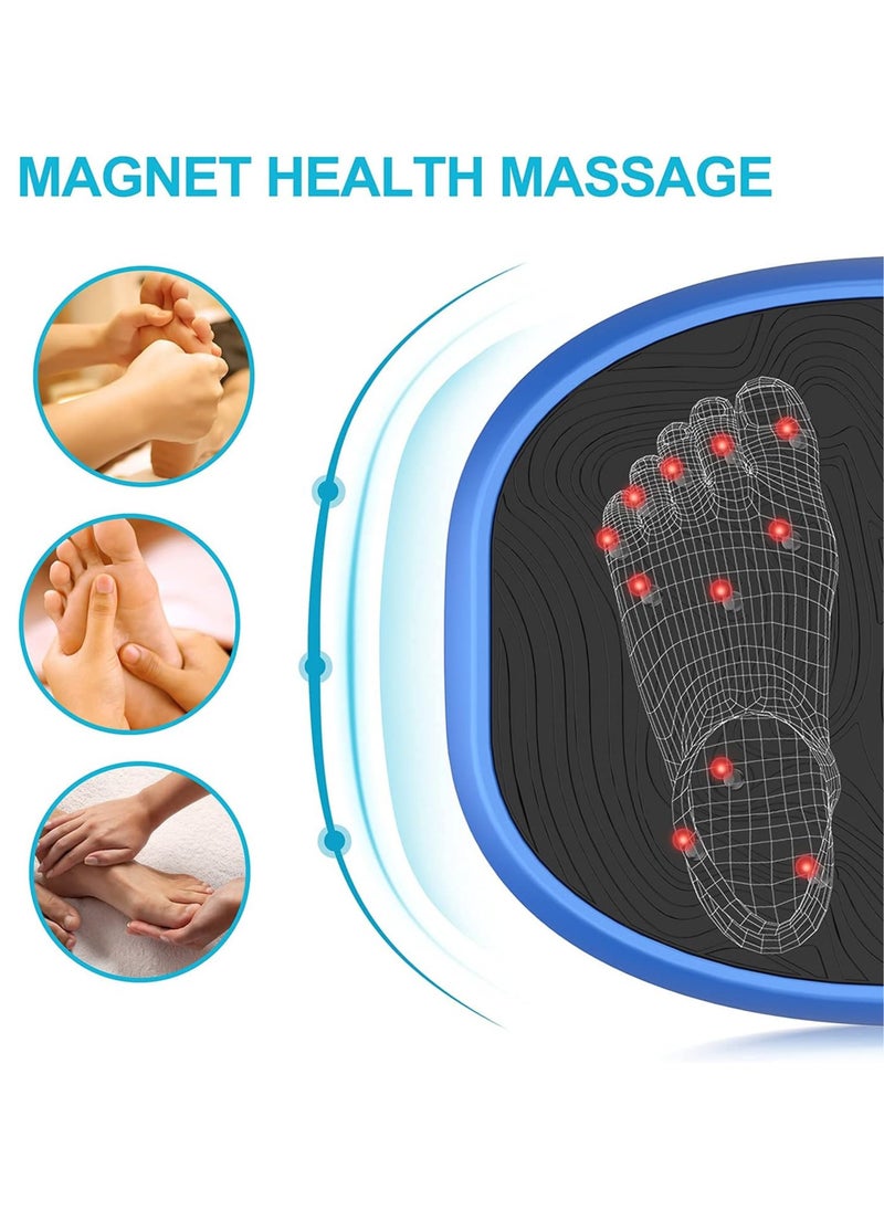 Sharpdo Vibration Plate Exercise Machine Whole Body Workout Vibrate Fitness Platform Lymphatic Drainage Machine for Weight Loss Shaping Toning Wellness Home Gyms Workout for Women Men  - Image 3