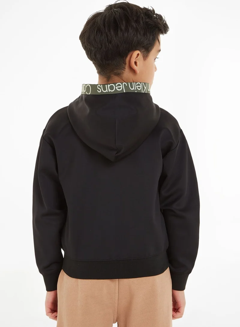 Calvin Klein Jeans Kids Zip Through Hoodie