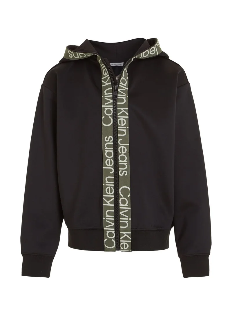 Calvin Klein Jeans Kids Zip Through Hoodie