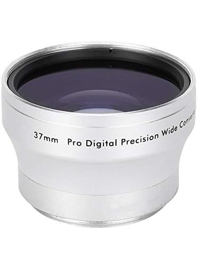 37mm 0 45x Wide Angle Lens With Magnifying Lens Dust Cloth And Bag For Camcorder - Image 5