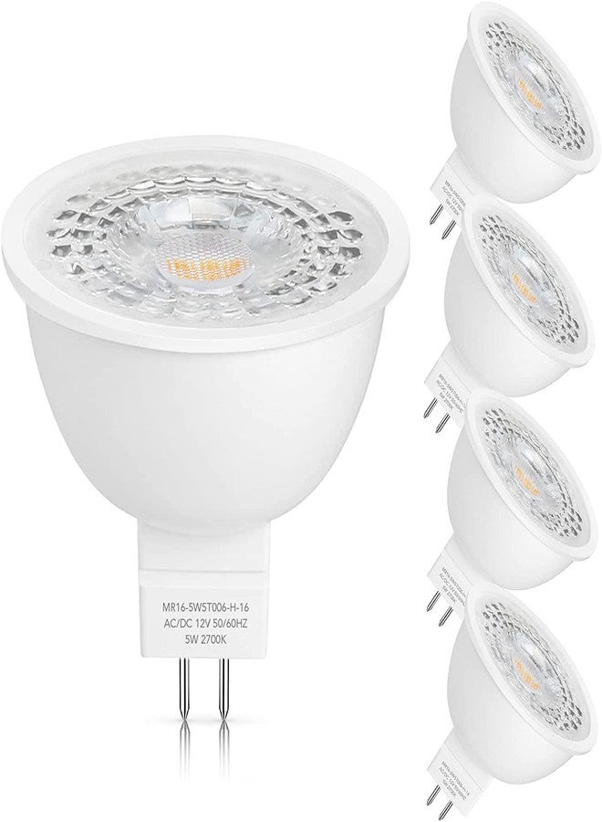 VRCT مصابيح VRCT MR16 LED تعادل 50 واط من مصابيح الهالوجين، لون أبيض دافئ، مصباح كشاف GU5.3 MR16 بقوة 6 واط، غير قابل للتعتيم، زاوية شعاع 45 درجة للإضاءة الخارجية، والإضاءة المدمجة، وإضاءة المسار (عبوة من قطعتين) - Image 1