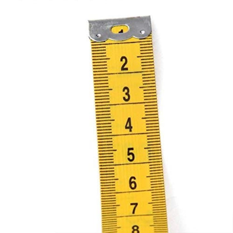 IONIX IONIX Inch Tape Measuring Tape Measure Tape Measurement Tape Inch Tape for Measurement for The Body Tailor Sewing Dress Making 150 cm Yellow Pack of 01  - Image 3