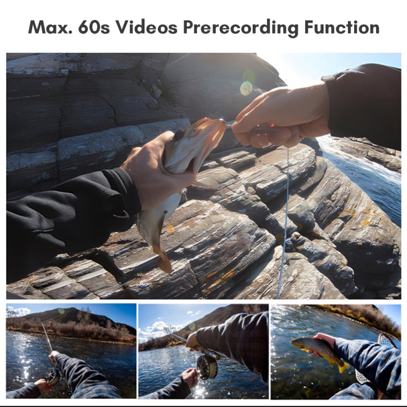 SJCAM C300 Pocket 4K 30FPS Action Camera 5G/2.4G WiFi Sports Camera 1.33 Inch Touch Control Screens 154° Wide Angle Lens 6-Axis Gyro Stabilization 30M Waterproof Night Vision with Detachable Battery - Image 2