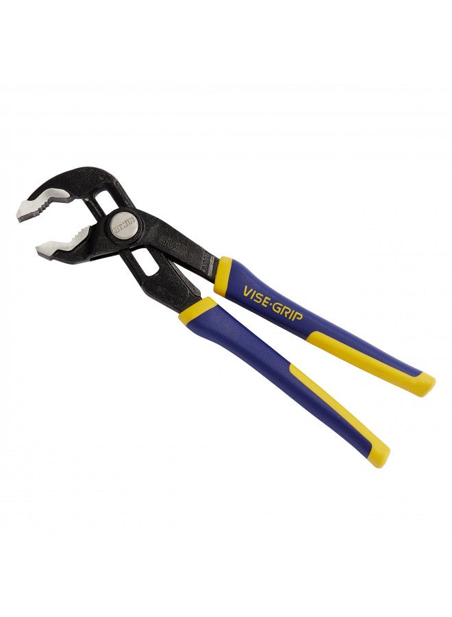 IRWIN VISE-GRIP Pliers, V-Jaw, 10-Inch, Press & Slide Button, Anti-Pinch, Anti-Slip (2078110)
