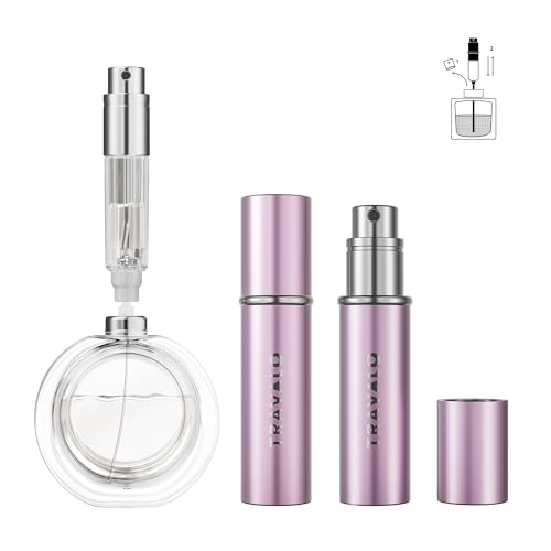 Travalo Refillable Perfume Atomizer Bottom Filling Fragrances Perfume Bottle Mini Cologne Dispenser Travel sized Portable Sprayer for Women Men Gift ESSENTI BLACK - Image 1