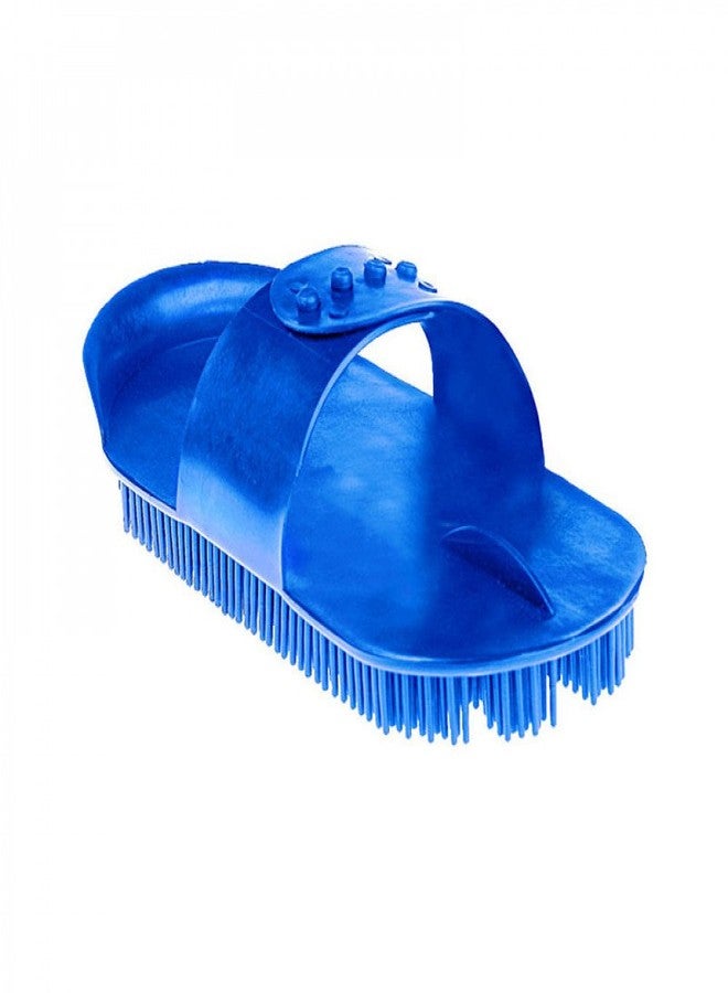 HORZE Plastic Curry Comb - Blue - One Size - Image 2