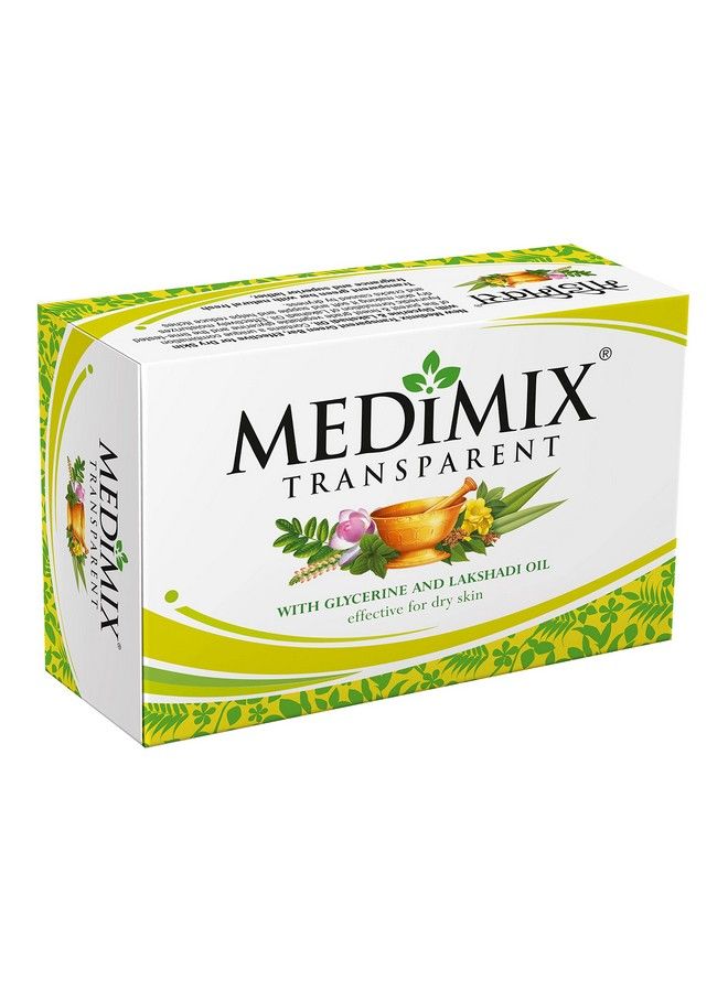 Medimix شفاف 125 جرام؛ عبوة من 6؛ صابون استحمام للبشرة الجافة؛ مع الجلسرين وزيت لاكشادي؛ - Image 3