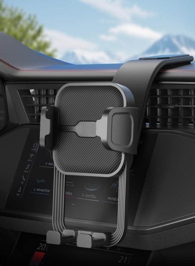 GUDOO حامل هاتف للسيارة، حامل هاتف عالمي للوحة القيادة والزجاج الأمامي، حامل هاتف للسيارة - Image 1