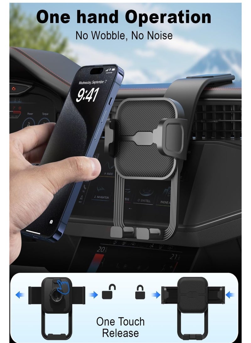 GUDOO حامل هاتف للسيارة، حامل هاتف عالمي للوحة القيادة والزجاج الأمامي، حامل هاتف للسيارة - Image 3