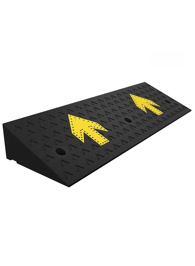 Curb Ramp for Driveway Rubber Curb Ramp, Slip Surface Design, Portable Heavy Duty Driveway Curb Ramp, for Car/Bicycle/Wheelchair(5CM) - Image 1