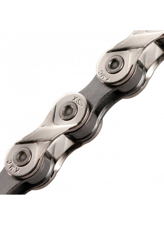 KMC X8-Nickel Plate/Grey- 116L  - Image 1