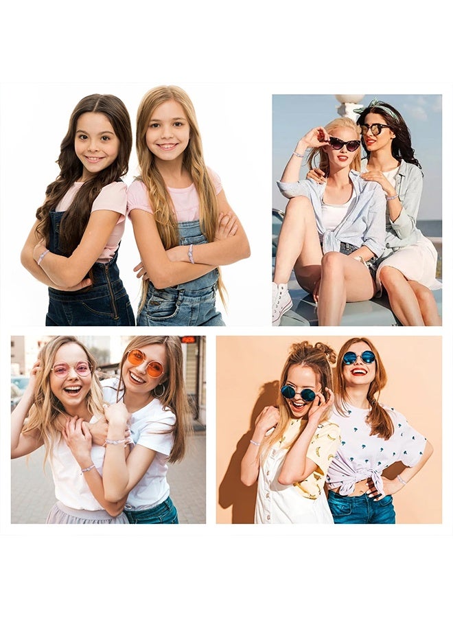 جي دي قطعتان من أساور الصداقة بتصميم قطة، مناسبة للرجال والنساء، أساور مطاطية مزينة بخرز كرتوني لطيف، أساور صداقة مزينة بقلادة مستوحاة من الرسوم المتحركة، هدية مثالية للفتيات المراهقات والأطفال. - Image 5