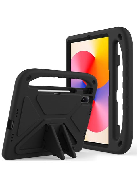 Case for Huawei MatePad SE 11 inch Released 2024, Lightweight EVA Shockproof Stand Protective Case, Kid Friendly Tablet Cover W Shoulder Strap for Huawei MatePad SE 11 2024 Tablet (Black)