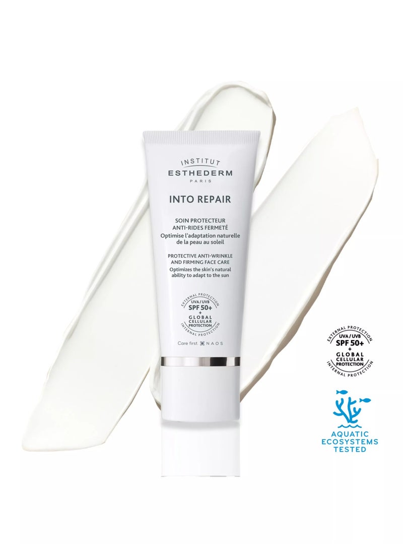 إستيديرم صن إنتو ريبير، واقي للوجه مضاد للتجاعيد ومشد للوجه بعامل حماية من الشمس 50+، 50 مل - Image 3