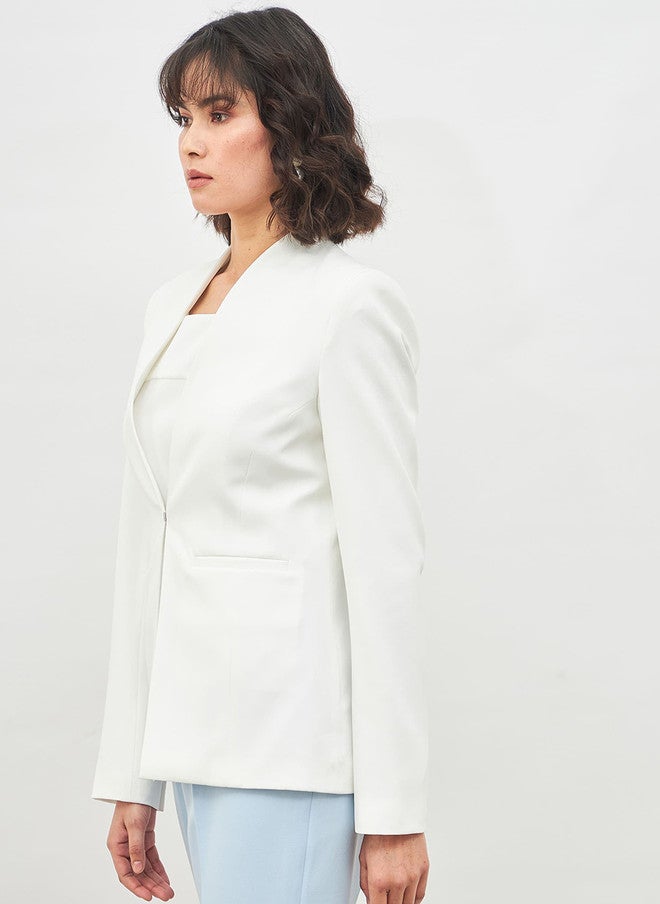 SALT ATTIRE Open Front Comfort-Fit Casual Blazer - Image 4