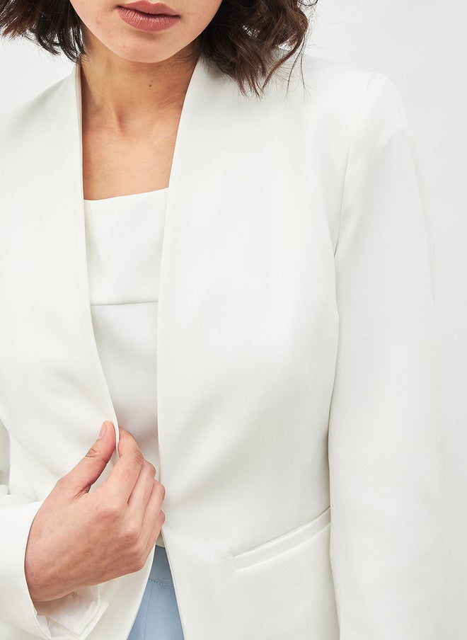 SALT ATTIRE Open Front Comfort-Fit Casual Blazer - Image 2
