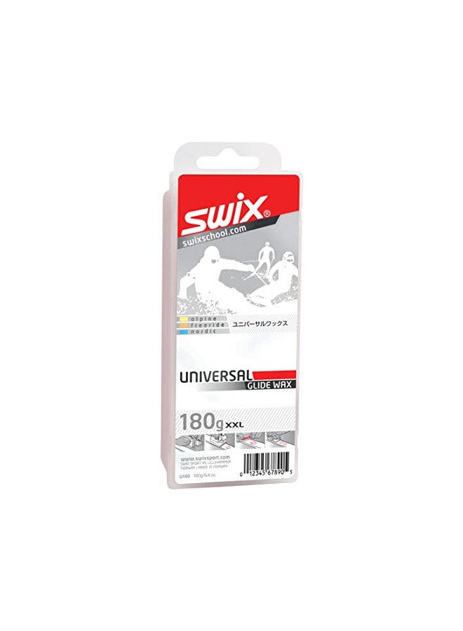 Swix Universal Ski/Snowboard Glide Wax, 180g, One Size (U180) - Image 1