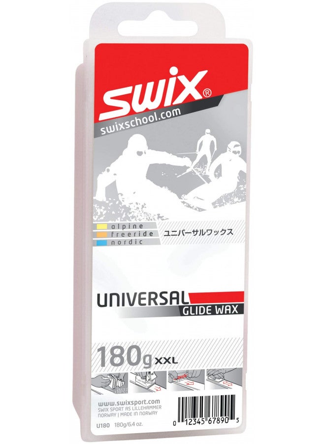 Swix Universal Ski/Snowboard Glide Wax, 180g, One Size (U180) - Image 2