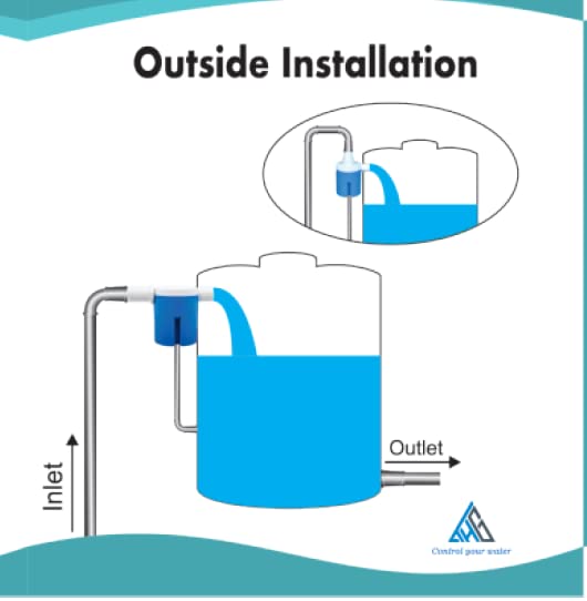 THGMade in India Automatic water level control valve1Outside typeNo electricitysuitable for solar water heater  - Image 2