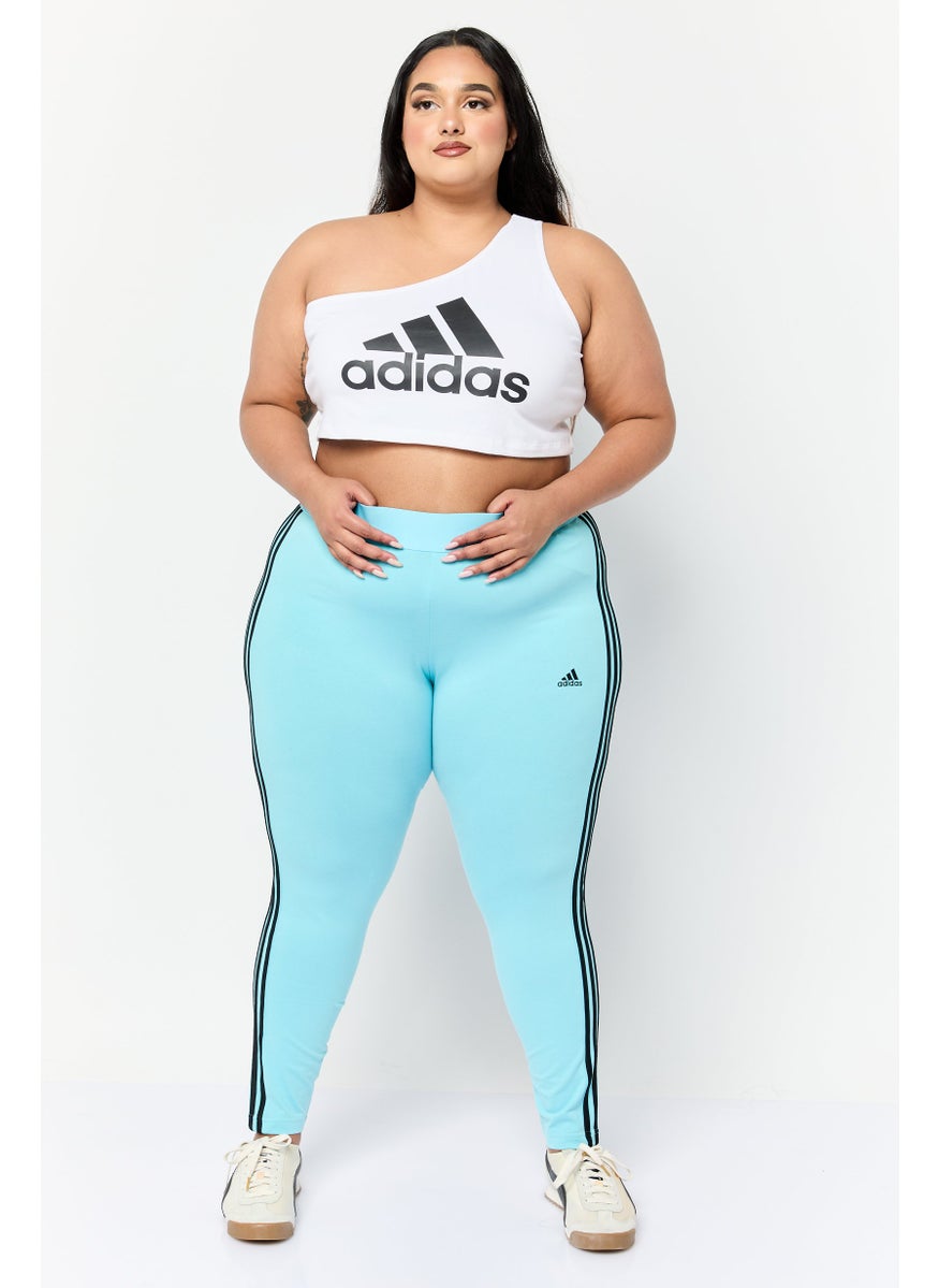 Adidas Women Tight Fit Training Leggings, Light Blue  - Image 2
