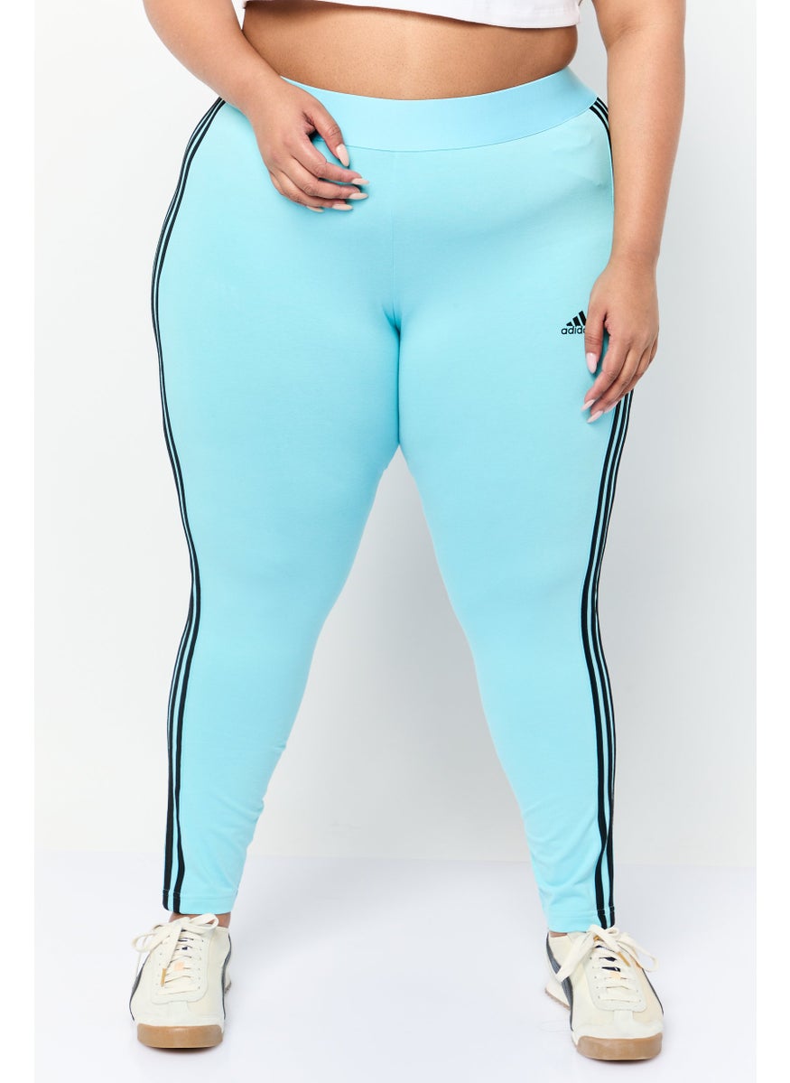 Adidas Women Tight Fit Training Leggings, Light Blue  - Image 1