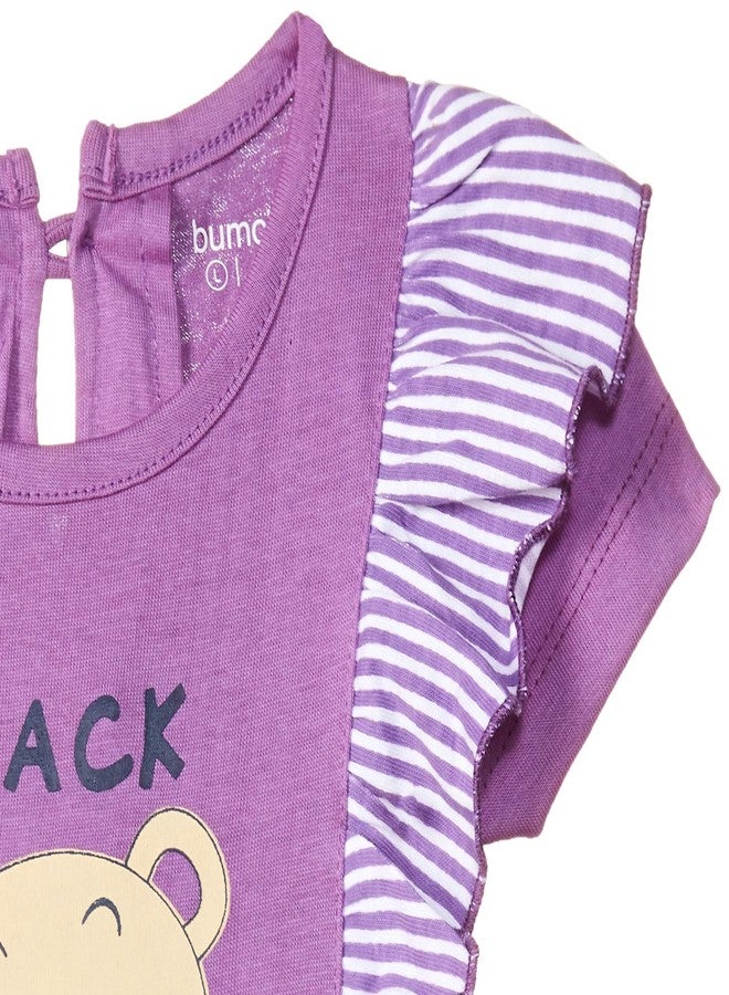 Bumchums Unisex-Baby Plain Regular fit T-Shirt (RBMTSTJG11200000M and Print May Vary 3-6 Months) - Image 3