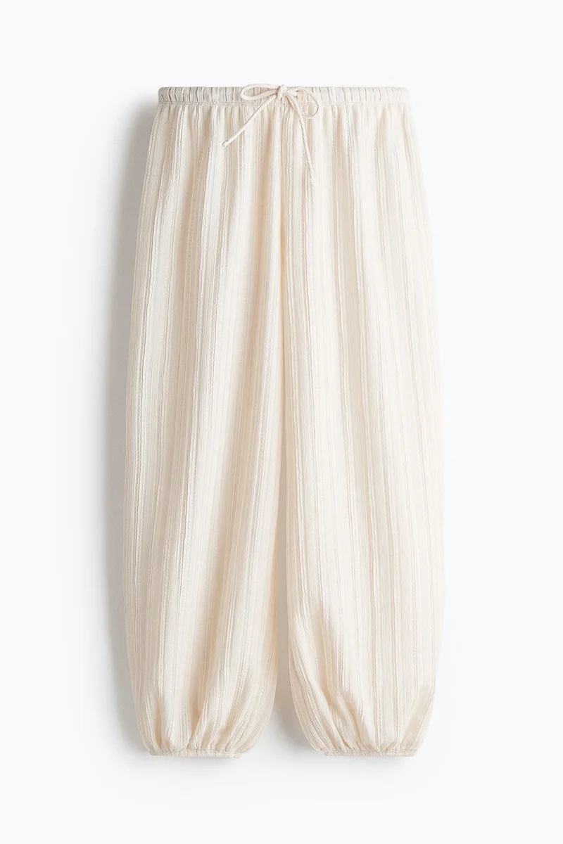 H&M Textured balloon trousers