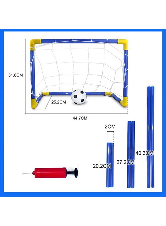 Mini Football Soccer Goal Post Net Set 50x 20x 38cm - Image 5